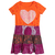 Vestido AMI PATCH DRESS - Pollock naranja