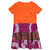 Vestido AMI PATCH DRESS - Pollock naranja - comprar online