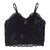 COQUETTE TOP - flores negro