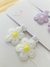 Parzinho baby - Flor crochet - loja online