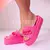Chinelo Feminino Plataforma Anabela Salto Leve 100% em EVA