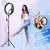 Kit Completo Anel de Luz Profissional 6 / 8 / 10 / 12 / 18 polegadas Com 2.1M Tr - comprar online