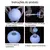Umidificador Luminária Abajur Lua Cheia 3D lâmpada luz difusor ar aromatizador