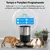 Comedouro com microfone para animais de estimação, capacidade 5 litros - Mi Casa Store