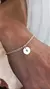 Medalla inicial 1cm - Fiorela Quaglia Joyas