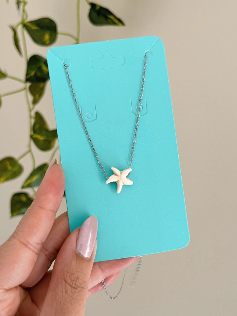 Colar estrela do mar em aço inoxidável - comprar online