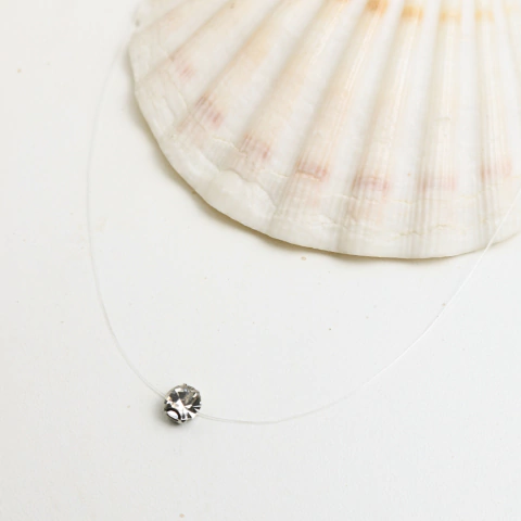 Colar nylon ponto de luz em aço inoxidável - comprar online