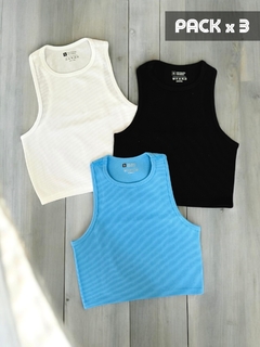 PACK MUSCULOSA EVA - comprar online