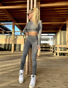 CALZA FIT LARGA MARRON - mandy