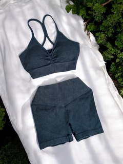 SET LYNA SHORT GRIS - tienda online