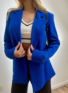 Blazer SEPIA azul - tienda online