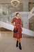 735-Vestido curto onça crepe - loja online