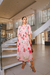 710-Vestido Midi Crepe Estampado - comprar online