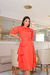 315- Vestido Midi Tricoline - loja online