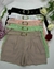 Short em marante com cinto fivela em flechas REF: 1495