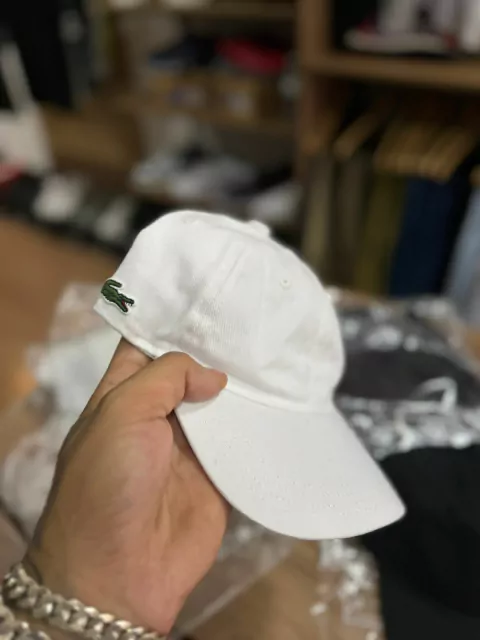Boné Lacoste Gabardine Branco