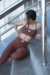 Imagem do Legging Sara cor capuccino canelada