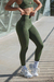 Legging Malu Recortes cor cacto - comprar online