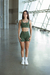 Top Camila Recortes cor cacto - comprar online