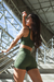 Top Camila Recortes cor cacto - loja online