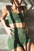 Shorts Malu Recortes cor cacto - Heatz Fitness