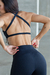 Top Gabi Costas Abertas cor preta - comprar online