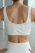 Top Camila Recortes cor OFF white - Heatz Fitness