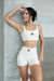 Top Camila Recortes cor OFF white - loja online