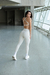 Legging Malu Recortes cor OFF white na internet