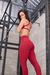 Top Gabi Costas Abertas cor carmim - loja online