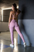 Top Gabi Costas Abertas cor quartzo rosa - comprar online