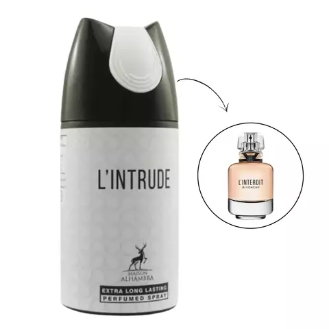 Spray Concentrado Extra Longa Duração L'intrude - 250ml - Maison Alhambra - Ref. Olfativa: L'interdit