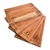 Set Tabla XBIG 75x40 Madera Eucalipto + 4 Platos Rectangulares BNG-WB Premium