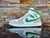 Nike Air Jordan 1 Mid Gamuza y Piel en Blanco Verde Gris