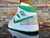 Nike Air Jordan 1 Mid Gamuza y Piel en Blanco Verde Gris en internet
