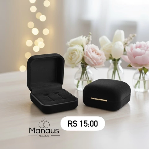 Porta alianças tradicional - Petra - ESGOTADA - comprar online