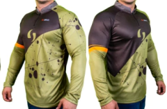 Camiseta UV50+ Sunflex® Linhas - Infinity Verde na internet