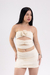 cropped flower off white
