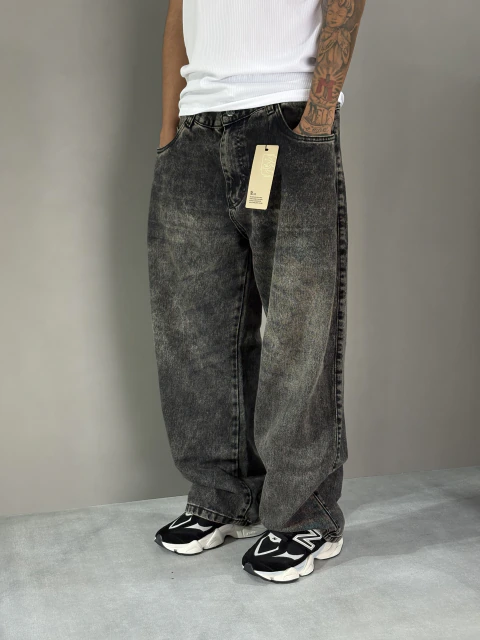 Calça Jeans Baggy Essential Dark Denim&Co