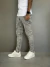 Calça Jogador LIPSE Jeans - Cinza Destroyed - comprar online