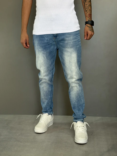 Calça Jogador LIPSE Jeans - Azul Marmore