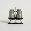 SET X 2 ESPECIEROS PELTRE EN RACK 120 ML - 2,5X6,5X15 CM