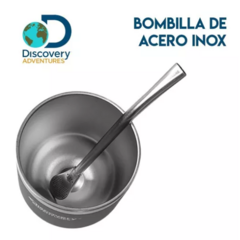 Mate de Acero Inoxidable 350ml con bombilla - tienda online