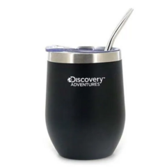 Mate de Acero Inoxidable 350ml con bombilla - TiendaDuplo