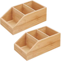Organizador Multiuso de bambú X2 Unidades - comprar online