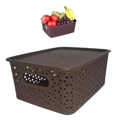 Cajas Organizadoras de Plástico con Tapa Varias Medidas - comprar online