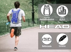 Mochila Deportiva Running Ciclismo Trekking con salida para bolsa hidratante