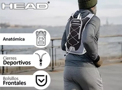 Mochila Deportiva Running Ciclismo Trekking con salida para bolsa hidratante en internet