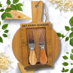 Tabla para quesos con utensilios - comprar online