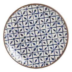 Juego de platos Porto Brasil, línea Aztecas. Juego de platos Playos, Hondos y Postre. 18 Piezas